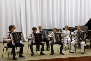Выступление ансамбля баянистов-аккордеонистов "Коллаж" на Гала-концерте конкурса