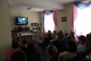 Школьники совершают виртуальную экскурсию по дому-музею Ю.А. Гагарина
