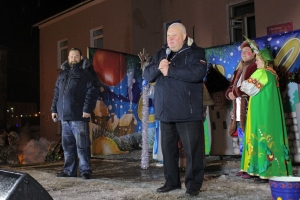 Глава поселка Североморск-3 Юрий Юрченко и депутат совета депутатов Чернавцев Станислав Юрьевич