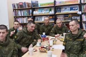 Чаепитие прошло в теплой, дружественной обстановке