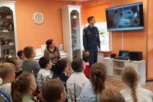 Инспектор по пожарной безопасности специального управления ФПС № 48 МЧС России  Харитонов Е. С.