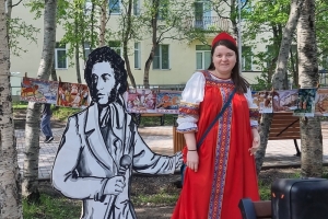 Уличная литературно-просветительская акция «#НаCевереЧитатьПушкина» проходит уже в 4-й раз