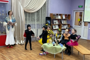 Участники детского фестиваля-конкурса «Театральная гостиная»