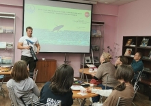 Заседание клуба путешественников «Гольфстрим» по теме «Арктический мониторинг: пластик и фауна Баренцева моря»