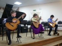 В ДМШ прошел открытый городской конкурс юных гитаристов имени А.А. Журавлева