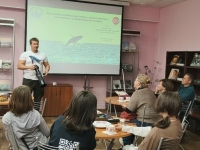 Заседание клуба путешественников «Гольфстрим» по теме «Арктический мониторинг: пластик и фауна Баренцева моря»