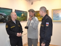 Открытие выставки работ петербургских художников-маринистов "На страже арктических рубежей"